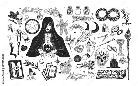 Clairvoyance witch symbolism